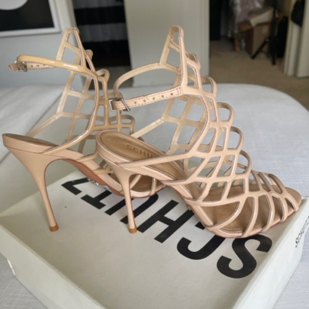 Sexy Tan heels,  size 9  by SHUTZ
